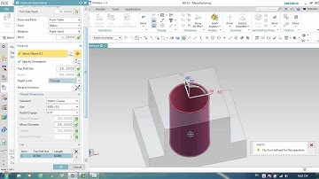 Hướng dẫn NX CAM . 16 - THREAD MILLING