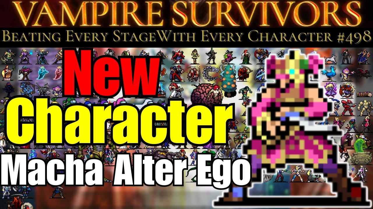 Update! New Character Macha Alter Ego Vampire Survivors Emerald Diorama ...
