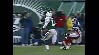Chad Pennington (QB) NASTY Juke on Eddie Robinson - 2002