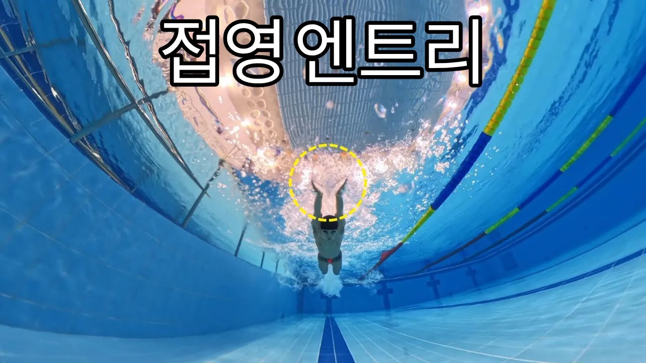 [상급접영] 접영 손입수 위치에 따른 테크닉