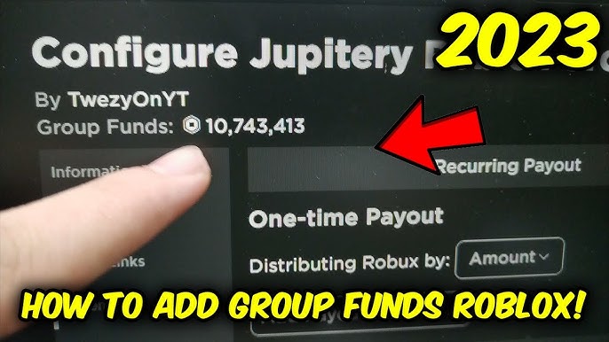 How to Add Group Funds in Roblox