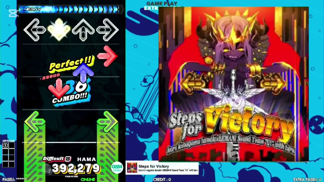 STEP for  VICTORY   dfLevel 15   Single  PLAY  5回Miss  ！