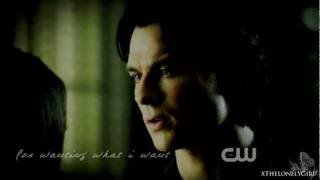 holding on&letting go | damon + elena [3x10]