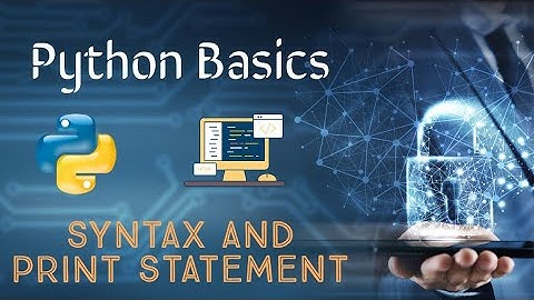 Python Full course S02 (Tamil) - Introduction to python programming Print statement and Syntax