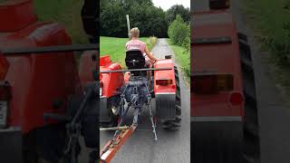 Ursus C-360 z prasą pod górkę cz2