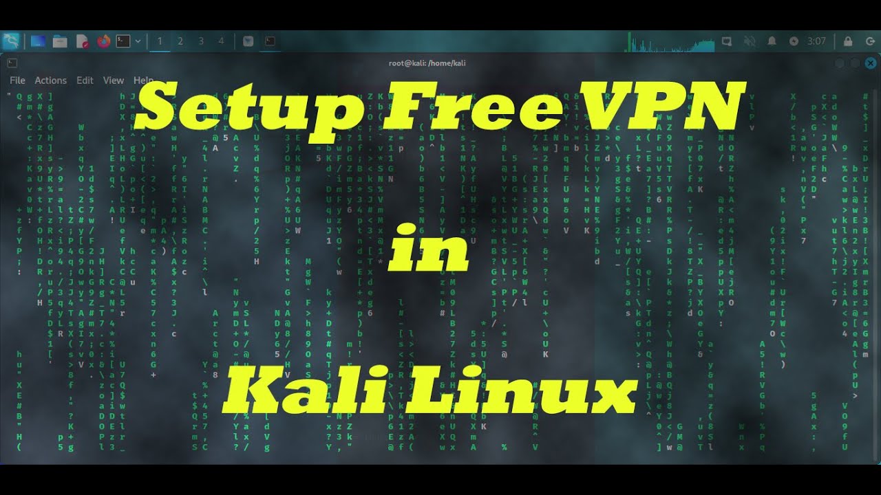 Easy Setup Free VPN in Kali Linux - YouTube