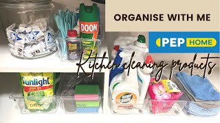 AFFORDABLE \& SIMPLE KITCHEN ORGANISATION | PEP HOME ACRYLIC BINS UNDER R50 | SOUTH AFRICAN YOUTUBER