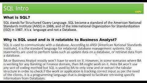 Online Awareness Session   SQL   16th April 2022   11 AM IST   COEPD