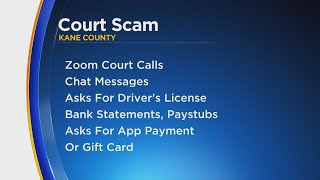 Kane County officials warn of Zoom court scam