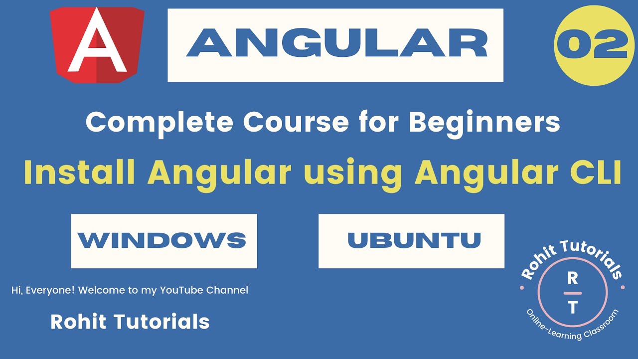 Lect-2: Installation of Angular CLI in Windows & Ubuntu | Create a ...