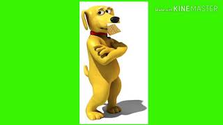Sandy The Hardware Dog Eats Crackers Green Screen
