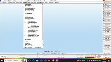 Consolidated Summary in BUSY Tally Science Data Entry GST Computer Software Prime Excel Spreadsheet 