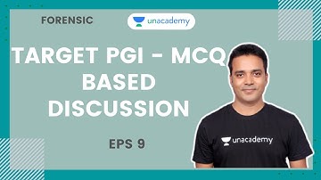 Target PGI - MCQ Based Discussion (Forensic Medicine) - Part I By Dr. Vishwajeet Singh