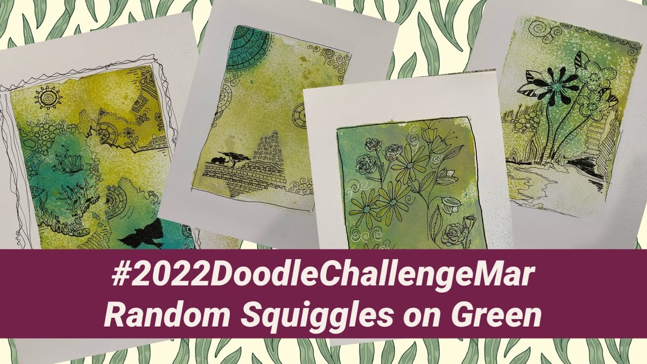 Random Siggles #2022DoodleChallengeMar - Random Squiggles on Green - YouTube