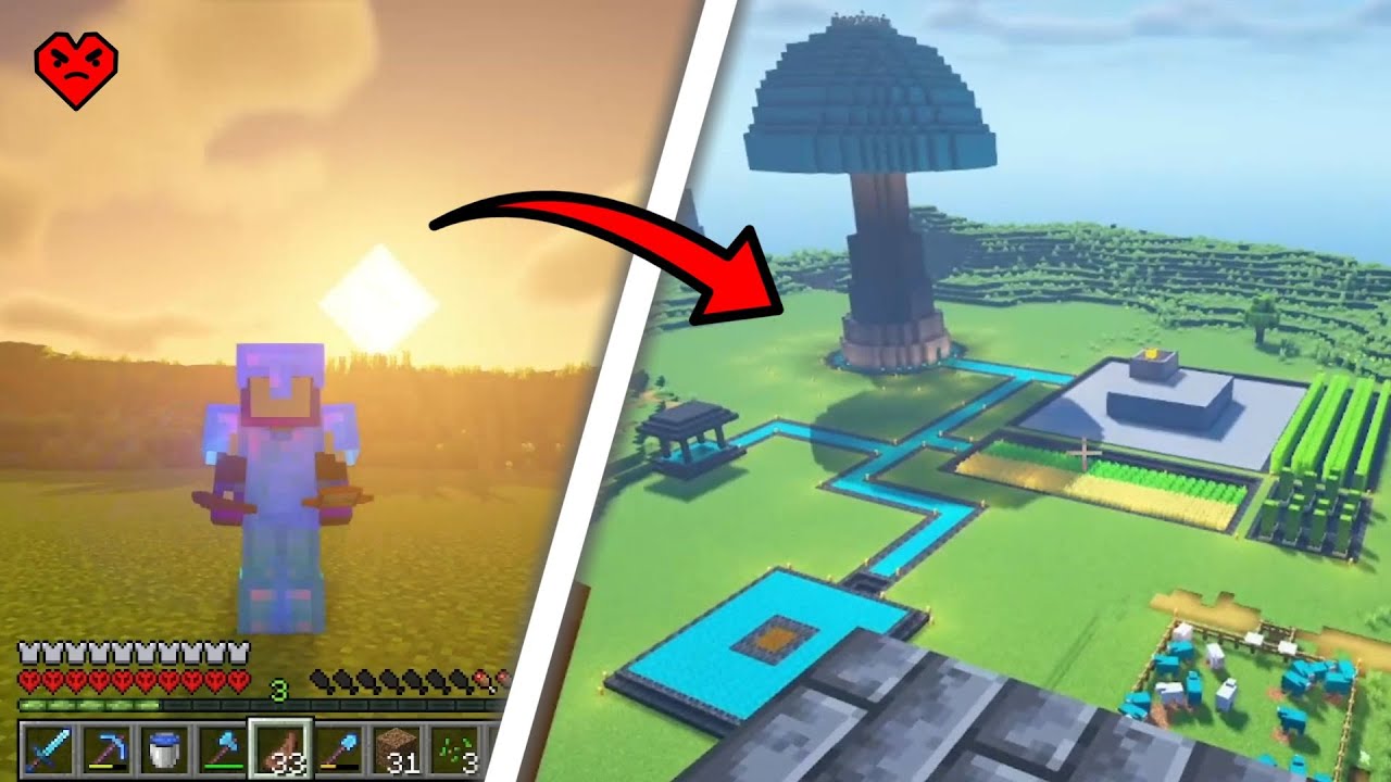 Fixing up My BASE in Minecraft HARDCORE (ep.8) - YouTube