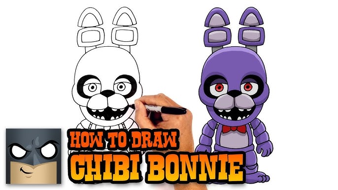 Como PINTAR a 😱TWISTED BONNIE🐰 de FIVE NIGHTS AT FREDDYS/How to PAINT  TWISTED BONNIE 