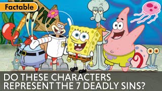 spongebob seven deadly sins characters