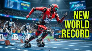 New Record Set! World Humanoid Robot Games Large Category 100-meter Semi-finals screenshot 5