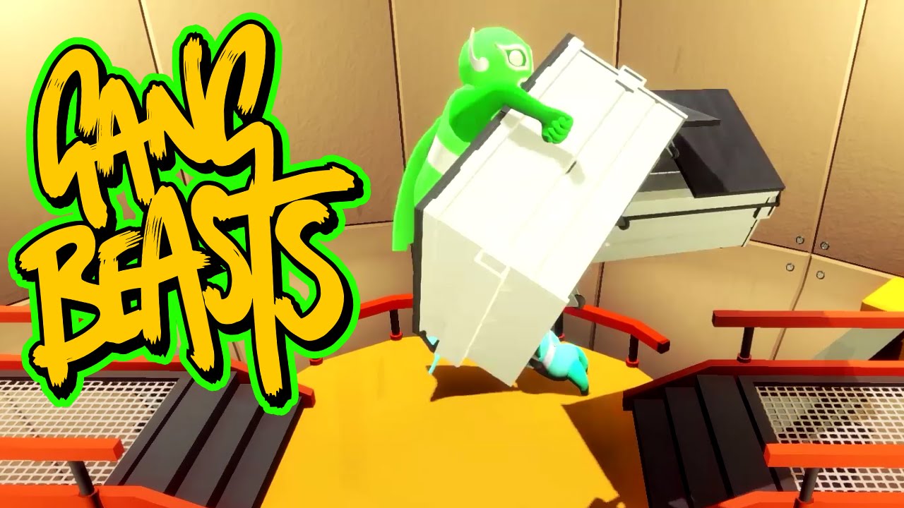 Gang Beasts - Dumpster Surfing [Father Vs. Son]