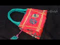 Diy Designer Handbag / Waste cloth reuse ideas / leftover piece Designer Purse