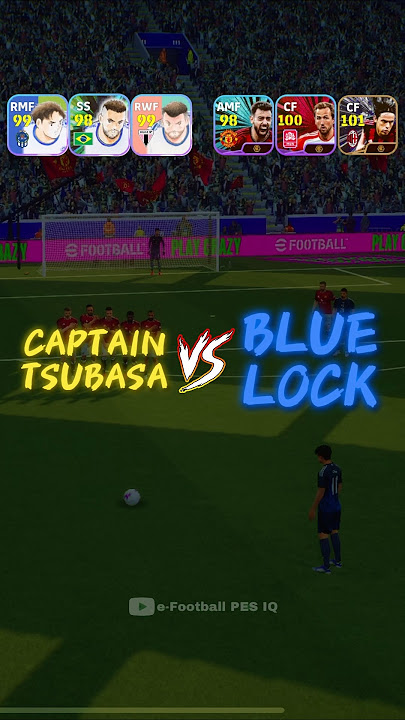 Captain Tsubasa FC vs Blue Lock FC Freekick Challenge #efootball #captaintsubasa #bluelock