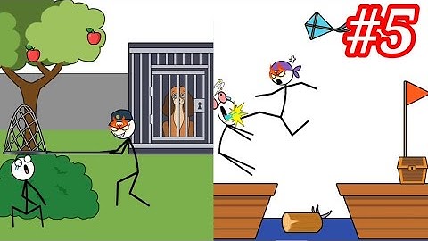 Thief Puzzle - Funny Stickman Brain Puzzle Game - All Levels Gameplay Walkthrough Android, iOS #5