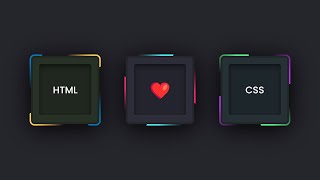 [Online Tutorials] HTML CSS LOVE | Border Animation Effects