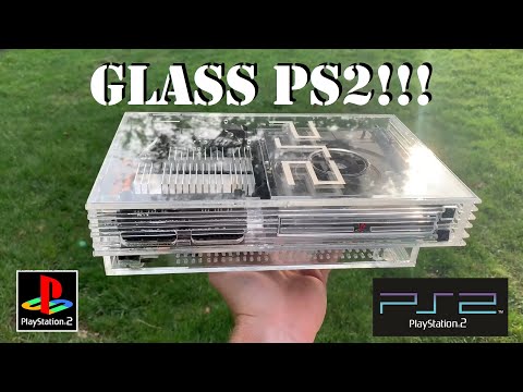 Glass Playstation 2!! Custom Hand Built!