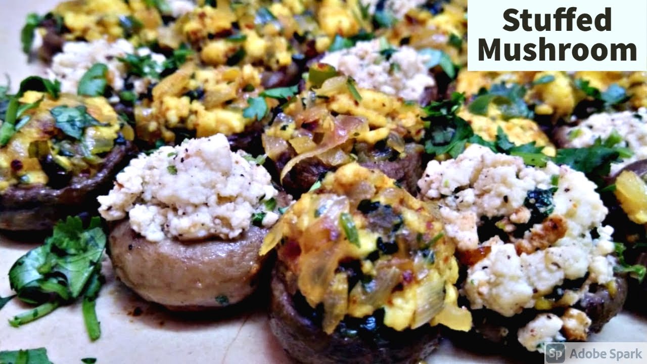 How to make stuffed mushrooms | Mushroom recipe | भरवां मशरूम कैसे बनाये | Asha Thevar