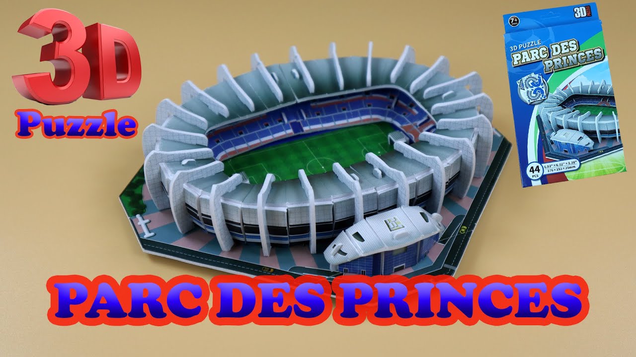 PSG 'Parc des Princes' Stadium 3D Puzzle