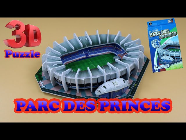 Mini copy of the STADIUM PARC DES PRINCES. Putting together a 3D