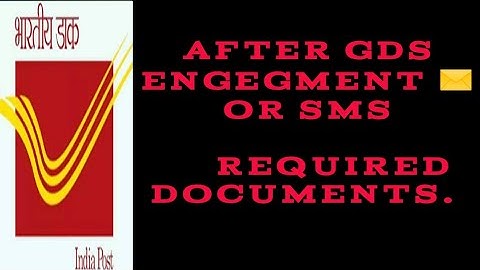 documents verification ll intimation letter ll engagement documents 2022 ll GDS joining complete ll