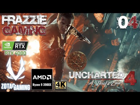🔴LIVE - UNCHARTED 4 : A THIEF'S END | Walkthrough | Part 04 | RTX 4080 | 4K ULTRA GAMEPLAY