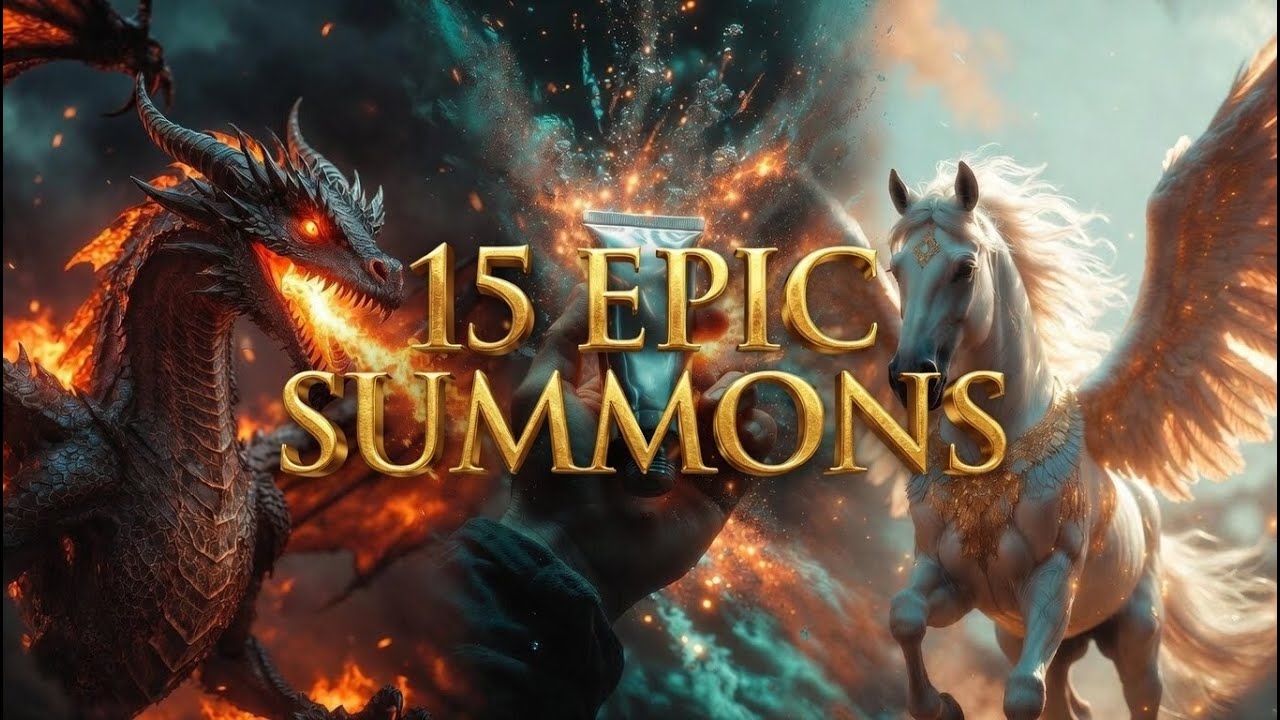 15 Most Satisfying AI Art Summonings (4K) 🐉🎨