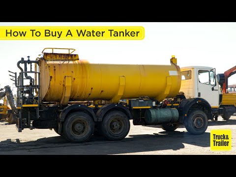 How to buy a used water tanker truck