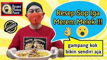 Sop Iga Bebalung • Resep sop iga sapi enak, empuk dan mudah