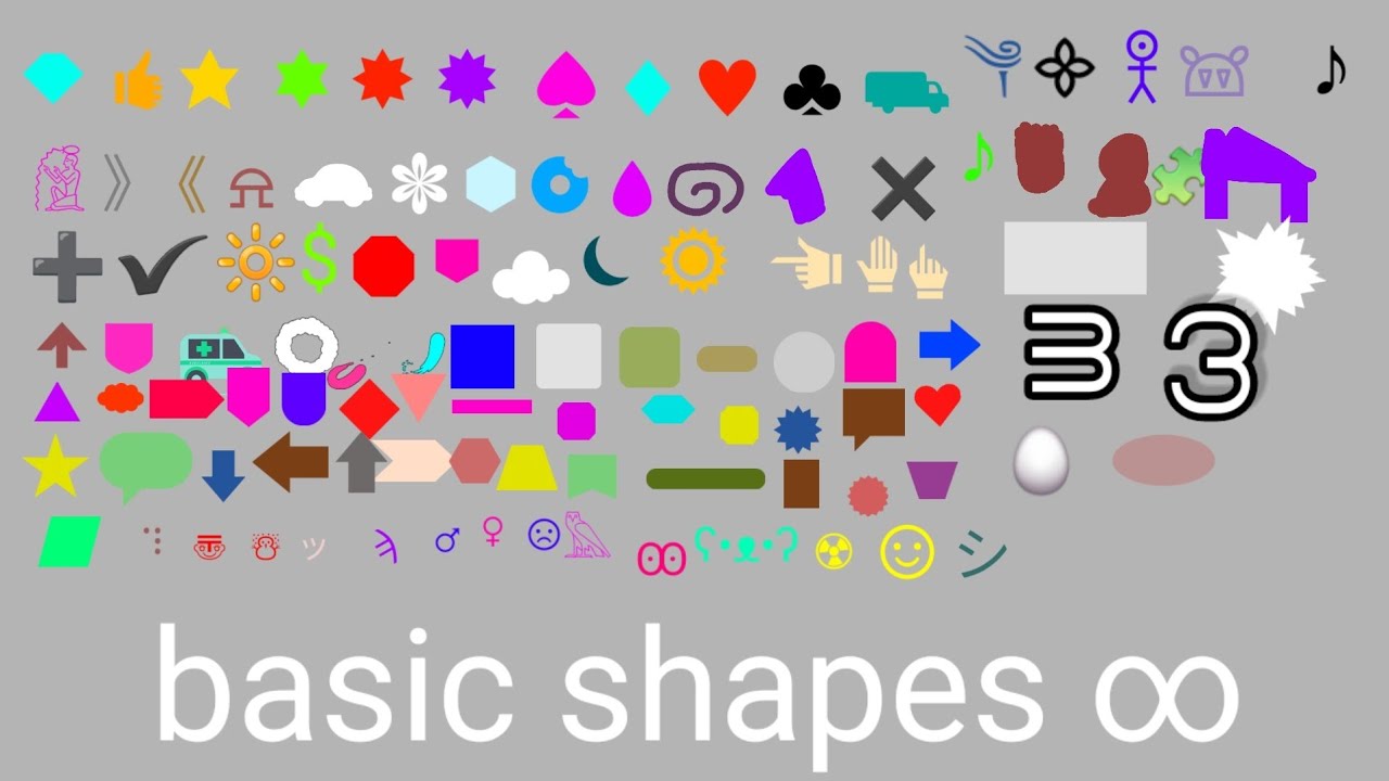 basic shapes ∞ - YouTube