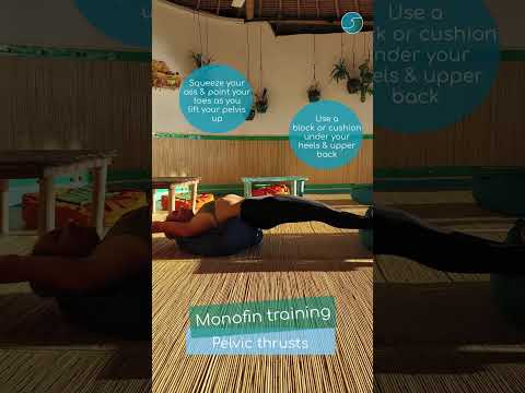 Monofin freedive training