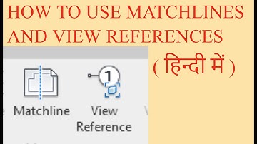 How to use matchlines and view references in Revit
