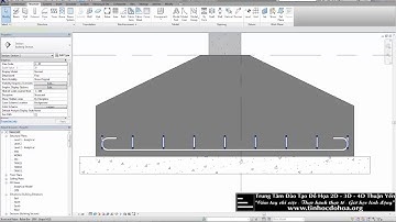 Hướng dẫn học Revit Structure Bài 6 Thiết kế thép móng trong Revit Structure