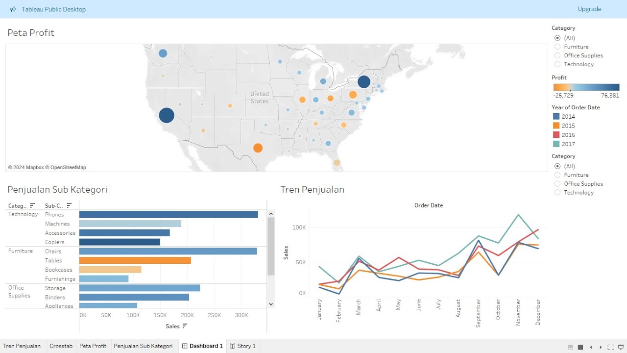 Visualisasi Data Menggunakan Tableau Public - YouTube
