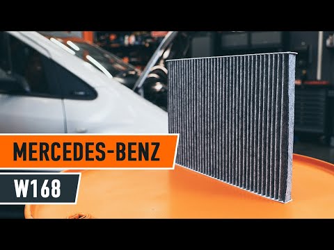 Jak vyměnit kabinový filtr na MERCEDES W168 [NÁVOD AUTODOC]