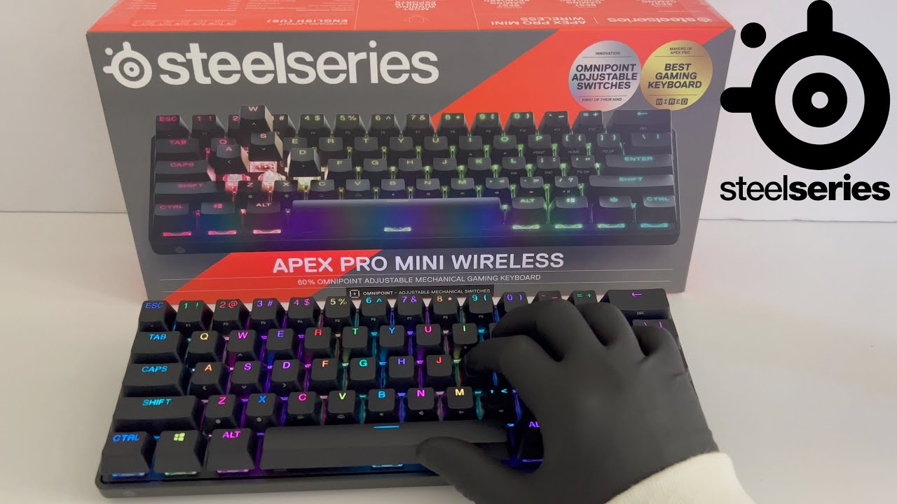 New Apex Pro Mini Wireless  Unboxing World's Fastest Keyboard? 