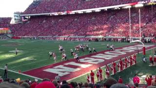 Derek Watt first touchdown badgers