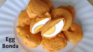 Egg Bonda Recipe/ Easy Evening Snack Egg Bajji Recipe.