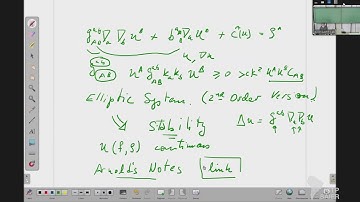 Oscar Reula: Elliptic Equations- Class 31