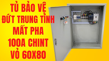 Tủ bảo vệ mất trung tính, mất pha, lỗi pha 100A Chint giá rẻ vỏ 600x800 | Cơ Điện DITICO