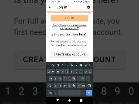 How to create account/login to Moodle app after connecting to website
