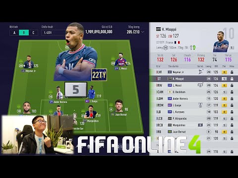 FIFA ONLINE 4: 100 Tỷ Đi Chợ Cùng I Love Xây Team KHỦNG Nhất & Quẩy Rank Cùng MBAPPE 22TOTY +5