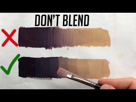 Don't blend easily